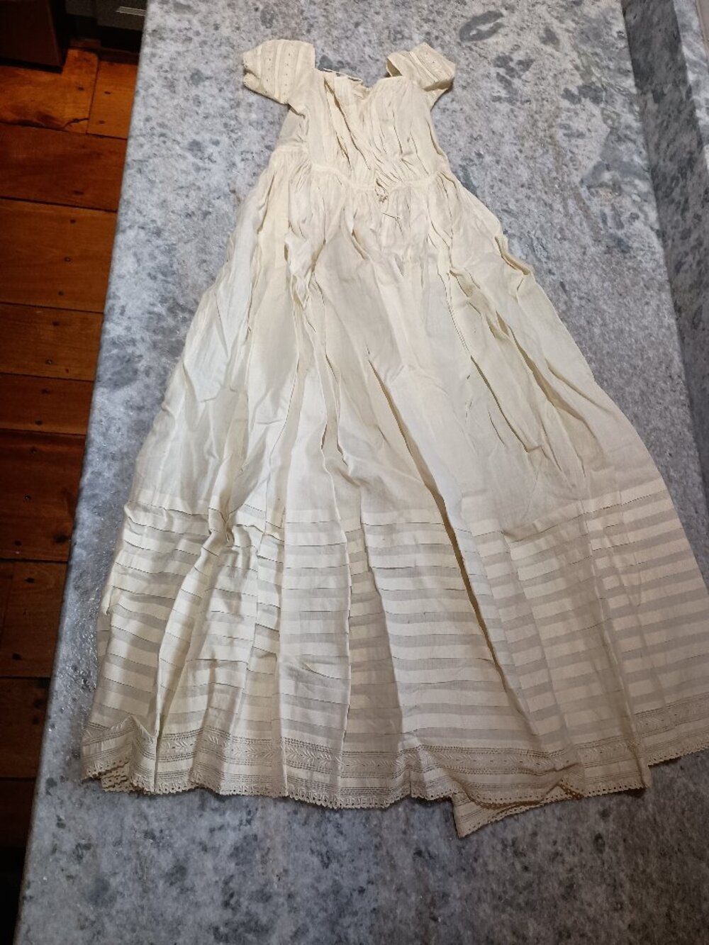 Vintage Hand crafted baby's Christening gown